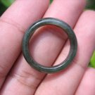 Natural Jadeite Jade ring Thailand jewelry stone mineral size 7.25 US  EA 054