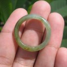 Natural Jadeite Jade ring Thailand jewelry stone mineral size 9.25 US  EA 079