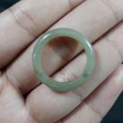Natural  Grade A  Jadiete  Jade ring stone carving  Size 8.25 A7130