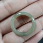 Natural  Grade A  Jadiete  Jade ring stone carving  Size 8.25 A7130