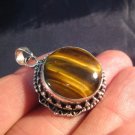925 Silver Tiger Tiger's Eye pendant nepal jewelry art A3 925 Silver Tiger Tiger's Eye pendant nepal jewelry art A3