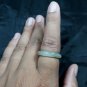 Natural  Grade A  Jadiete  Jade ring stone carving  Size 7 A7176