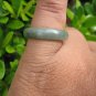 Natural Jadeite Jade ring Thailand jewelry stone mineral size 7 US EB060