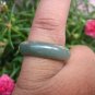 Large Natural Jadeite Jade Ring Thailand Jewelry Art Size 6.75 EB 434