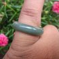 Large Natural Jadeite Jade Ring Thailand Jewelry Art Size 6.75 EB 434