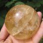 Large Natural calcite quartz stone crystal ball Mineral art carving A6