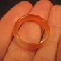 set 2 Natural Carnelian Agate ring Thailand jewelry stone art size 7 and 6.25 US