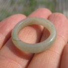 Natural Jade ring Thailand jewelry stone mineral art size 7  A100