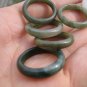 Set 6 ( lot ) Natural Jade ring Thailand jewelry stone art size US 6.5 6.75 7 A9
