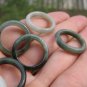 Set 6 ( lot ) Natural Jade ring Thailand jewelry stone art size US 6.5 6.75 7 A9