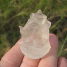 Natural Quartz Crystal Ganesh Ganesha Statue Carving Myanmar Art EB489 Natural Quartz Crystal Ganesh Ganesha Statue Carving Myanmar Art EB489