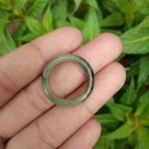 Natural Jadeite Jade ring Thailand jewelry stone mineral size  7.25 US  EB 076