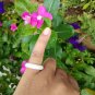 Natural Jadeite Jade ring Thailand jewelry stone mineral size  7.75 US  EB 066