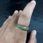 Natural  Grade A  Jadiete  Jade ring stone carving  Size 8.25 A7147