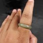 Natural  Grade A  Jadiete  Jade ring stone carving  Size 8.25 A7147