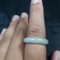 Natural  Grade A  Jadiete  Jade ring stone carving  Size 7 A7186