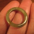 Natural Olive Green Grade A  Child Ring Jadeite Jade ring  Size 4.25 US  A820