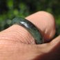 Natural Grade A  Jadeite Jade ring stone mineral carving  Size 7 US  A1015