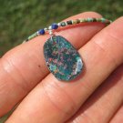 925 Silver Old Roman Glass Turquoise Pendant Necklace Afghanistan A218 925 Silver Old Roman Glass Turquoise Pendant Necklace Afghanistan A218