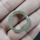 Natural  Grade A  Jadiete  Jade ring stone carving  Size 8.25 A7133