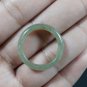 Natural  Grade A  Jadiete  Jade ring stone carving  Size 8.25 A7133
