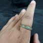 Natural  Grade A  Jadiete  Jade ring stone carving  Size 8.25 A7133