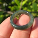 Natural Jade ring Thailand jewelry stone mineral art size 6.75 A31