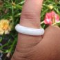 Large Natural Jadeite Jade Ring Thailand Jewelry Art Size 6.75 EB 432