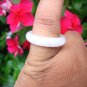 Large Natural Jadeite Jade Ring Thailand Jewelry Art Size 6.75 EB 438