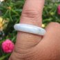 Large Natural Jadeite Jade Ring Thailand Jewelry Art Size 6.75 EB 435
