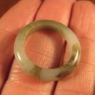 Natural Grade A  Jadeite Jade ring stone mineral carving  Size 7 US  A662