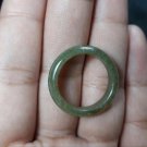 Natural  Grade A  Jadiete  Jade ring stone carving  Size 8.25 A7112