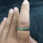 Natural  Grade A  Jadiete  Jade ring stone carving  Size 6.75  A7138