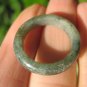 Natural Grade A  Jadeite Jade ring stone mineral carving  Size 7.5 US  A615