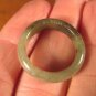 Natural Grade A  Jadeite Jade ring stone mineral carving  Size 6.5 US  A705