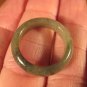 Natural Grade A  Jadeite Jade ring stone mineral carving  Size 6.5 US  A705