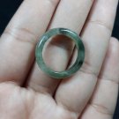Natural  Grade A  Jadiete  Jade ring stone carving  Size 6.5  A7158