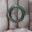 Natural  Grade A  Jadiete  Jade ring stone carving  Size 8.25 A7795