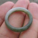 Natural Jadeite Jade ring Thailand jewelry stone mineral art size 7  A389