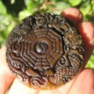 Natural agate Carnelian Onyx chinese Dragon calendar stone pendant amulet A36 Natural agate Carnelian Onyx chinese Dragon calendar stone pendant amulet A36