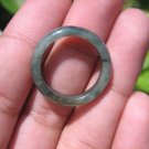 Natural Jadeite Jade ring Thailand jewelry stone mineral size 6.75 US  EA 049
