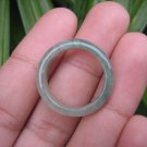 Natural Jadeite Jade ring Thailand jewelry stone mineral size 6.75 US  EA 068