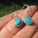 925 Silver Tibetan Turquoise earrings earring jewelry art A35