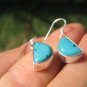 925 Silver Tibetan Turquoise earrings earring jewelry art A35