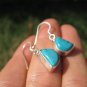 925 Silver Tibetan Turquoise earrings earring jewelry art A35