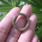 Natural Jadeite Jade ring Thailand jewelry stone mineral size  6.75 US   E 59139