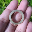 Natural Jadeite Jade ring Thailand jewelry stone mineral size  6.75 US   E 59155