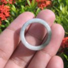 Natural Jadeite Jade ring Thailand jewelry stone mineral size 6.75 US  E 591110