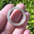 Natural Jadeite Jade ring Thailand jewelry stone mineral size 9.25 US   E 5941