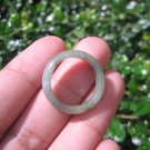 Natural Jadeite Jade ring Thailand jewelry stone mineral size  6.75 US   E 5996